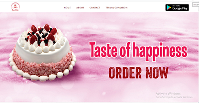 cake website designing company in varanasi india